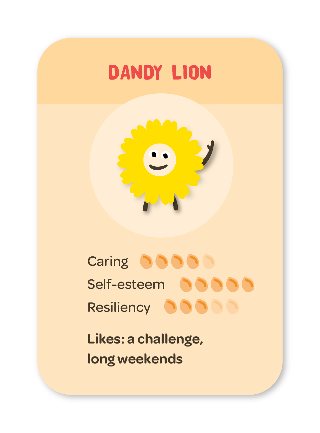 Autism Skill Badge, Dandy Lion