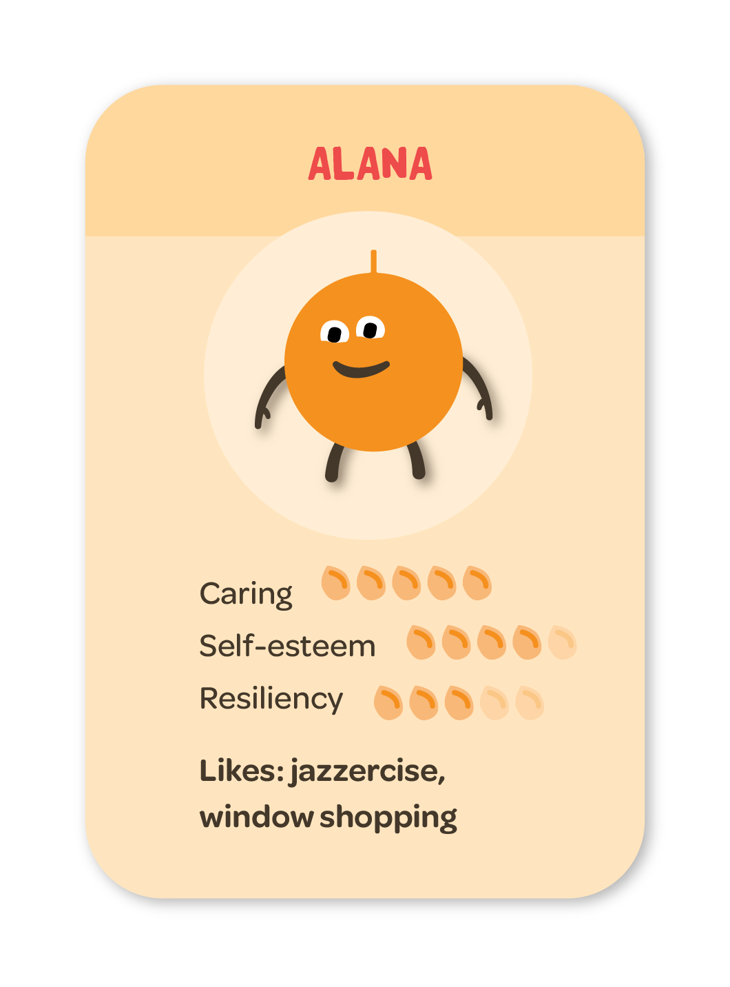 Labeling Feelings Skill Badge, Alana