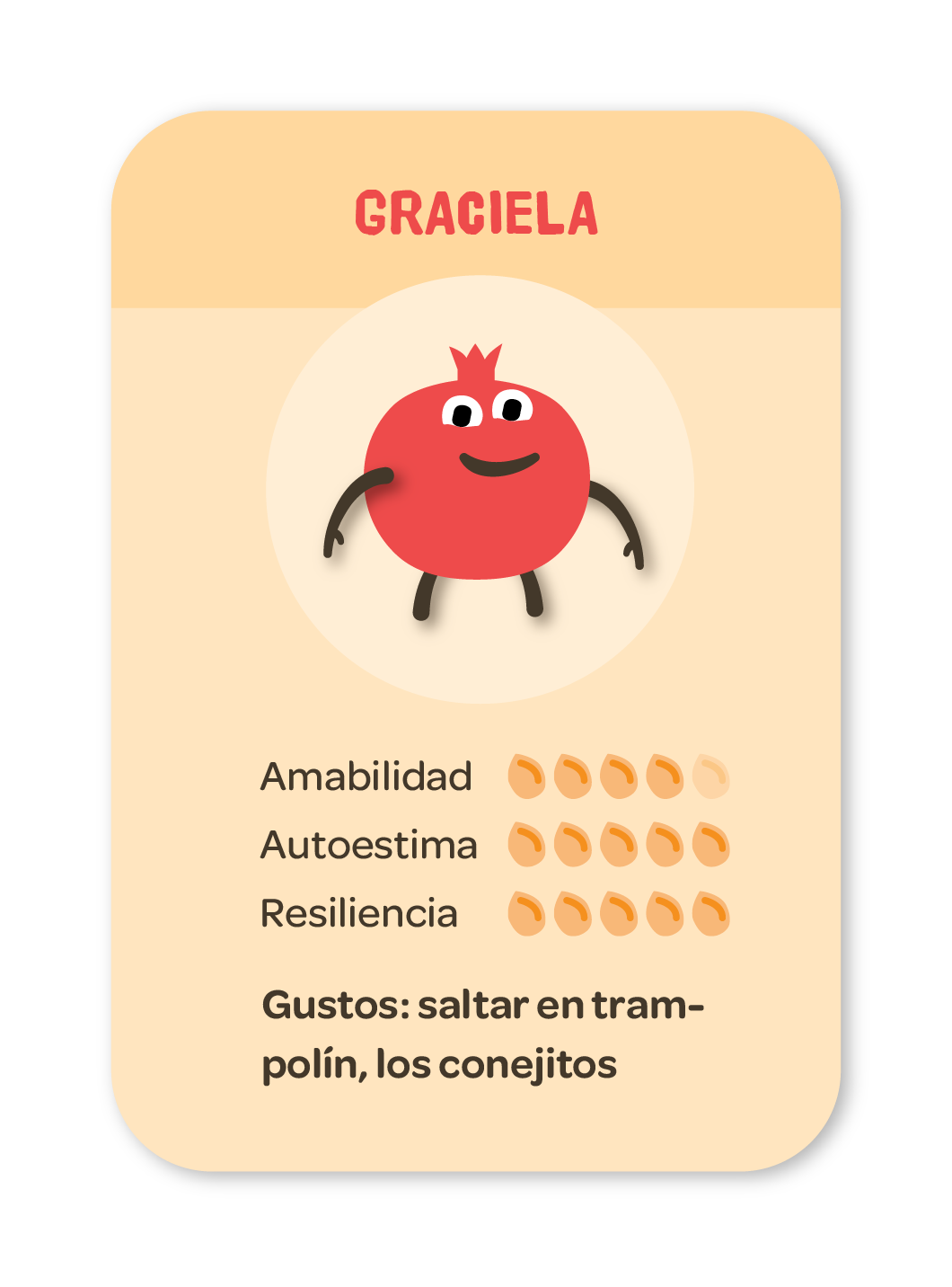 Actividades relajantes insignia de habilidad, Graciela