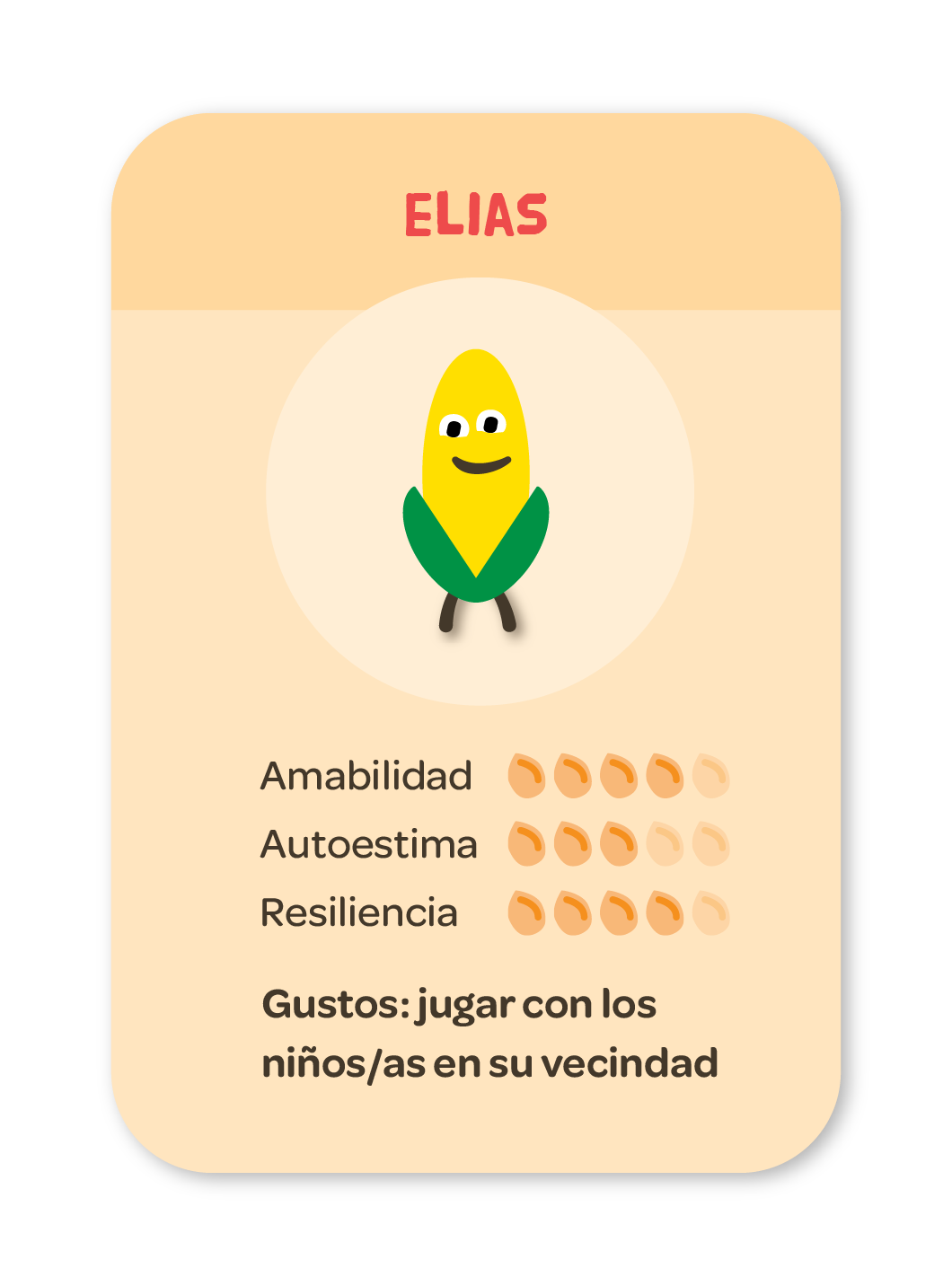 Guiando sus manitas insignia de habilidad, Elias