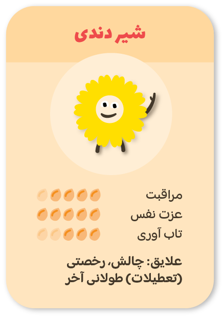 نشان مهارت اوتیسم، شیر دندی