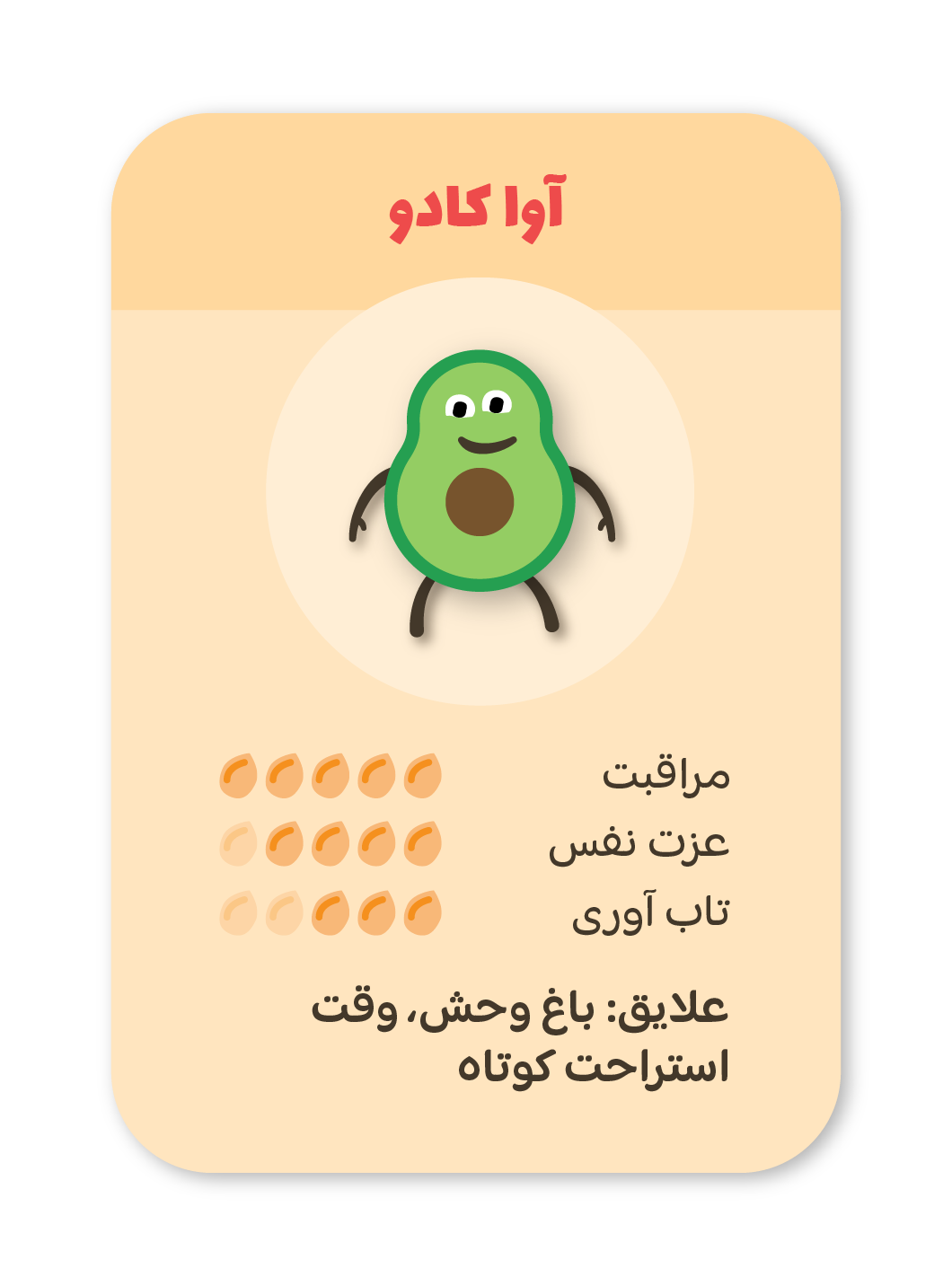 نشان مهارت لذت، آوا کادو